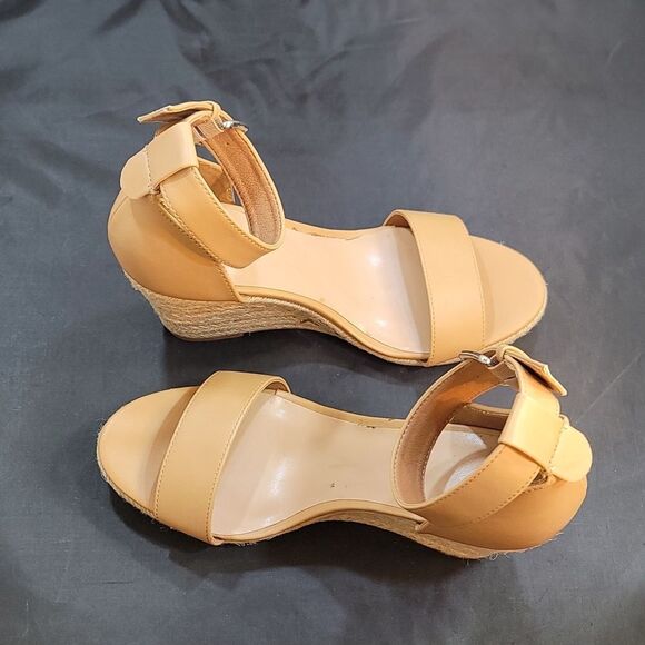A.NEW DAY WEDGE ESPADRILLE OPEN TOE SANDAL - Picture 7 of 14